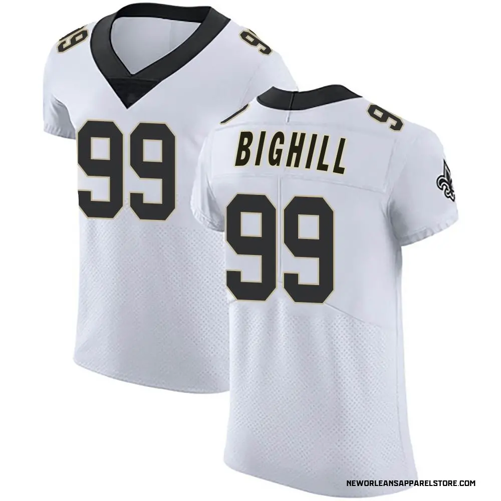Adam Bighill Men's Elite White New Orleans Saints Vapor Untouchable Jersey