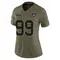Adam Bighill Women's Limited Olive New Orleans Saints 2025 Salute to Service Jersey
