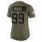 Adam Bighill Women's Limited Olive New Orleans Saints 2025 Salute to Service Jersey