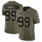 Adam Bighill Youth Limited Olive New Orleans Saints 2025 Salute to Service Jersey