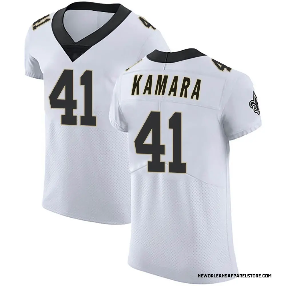 Alvin Kamara Men's Elite White New Orleans Saints Vapor Untouchable Jersey