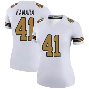 Alvin Kamara Women's Legend White New Orleans Saints Color Rush Jersey
