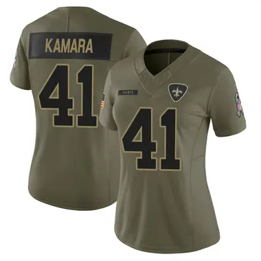 Alvin Kamara Women's Limited Olive New Orleans Saints 2025 Salute to Service Jersey