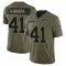 Alvin Kamara Youth Limited Olive New Orleans Saints 2025 Salute to Service Jersey