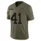 Alvin Kamara Youth Limited Olive New Orleans Saints 2025 Salute to Service Jersey