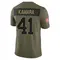 Alvin Kamara Youth Limited Olive New Orleans Saints 2025 Salute to Service Jersey
