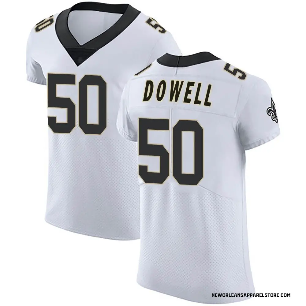 Andrew Dowell Men's Elite White New Orleans Saints Vapor Untouchable Jersey