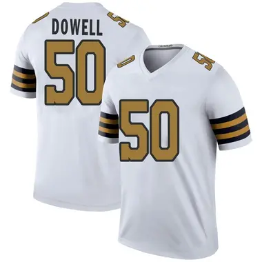 Andrew Dowell Men's Legend White New Orleans Saints Color Rush Jersey