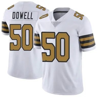 Andrew Dowell Men's Limited White New Orleans Saints Color Rush Jersey