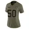 Andrew Dowell Women's Limited Olive New Orleans Saints 2025 Salute to Service Jersey