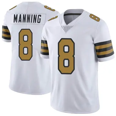 Archie Manning Men's Limited White New Orleans Saints Color Rush Jersey