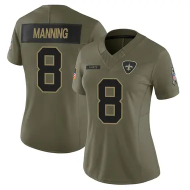Archie Manning Women's Limited Olive New Orleans Saints 2025 Salute to Service Jersey