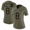Archie Manning Women's Limited Olive New Orleans Saints 2025 Salute to Service Jersey