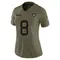 Archie Manning Women's Limited Olive New Orleans Saints 2025 Salute to Service Jersey
