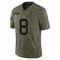 Archie Manning Youth Limited Olive New Orleans Saints 2025 Salute to Service Jersey