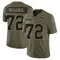 Asim Richards Men's Limited Olive New Orleans Saints 2025 Salute to Service Jersey