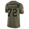 Asim Richards Men's Limited Olive New Orleans Saints 2025 Salute to Service Jersey