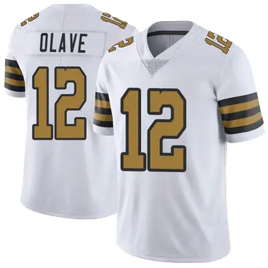 Chris Olave Men's Limited White New Orleans Saints Color Rush Jersey