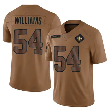 Jonah Williams Men's Limited Brown New Orleans Saints 2023 Salute To Service Jersey