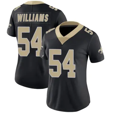 Jonah Williams Women's Limited Black New Orleans Saints Team Color Vapor Untouchable Jersey