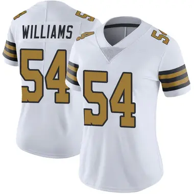 Jonah Williams Women's Limited White New Orleans Saints Color Rush Jersey