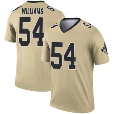 Jonah Williams Youth Legend Gold New Orleans Saints Inverted Jersey