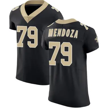 Jonathan Mendoza Men's Elite Black New Orleans Saints Team Color Vapor Untouchable Jersey