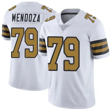 Jonathan Mendoza Men's Limited White New Orleans Saints Color Rush Jersey