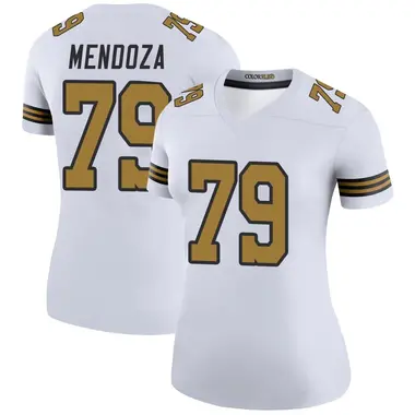 Jonathan Mendoza Women's Legend White New Orleans Saints Color Rush Jersey