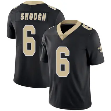 Tyler Shough Men's Limited Black New Orleans Saints Team Color Vapor Untouchable Jersey